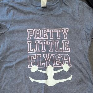District Kids Pretty Little Flyer Tee - Blue and Pink